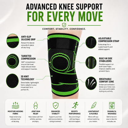 Knee Stabilizer with Flexible Support