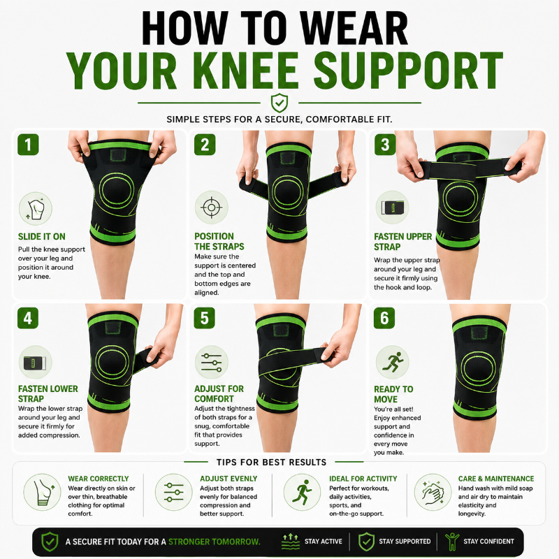 Knee Stabilizer with Flexible Support