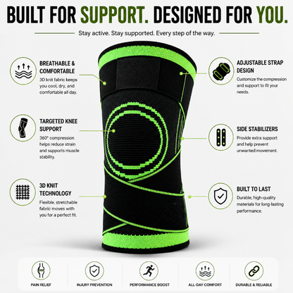 Knee Stabilizer with Flexible Support